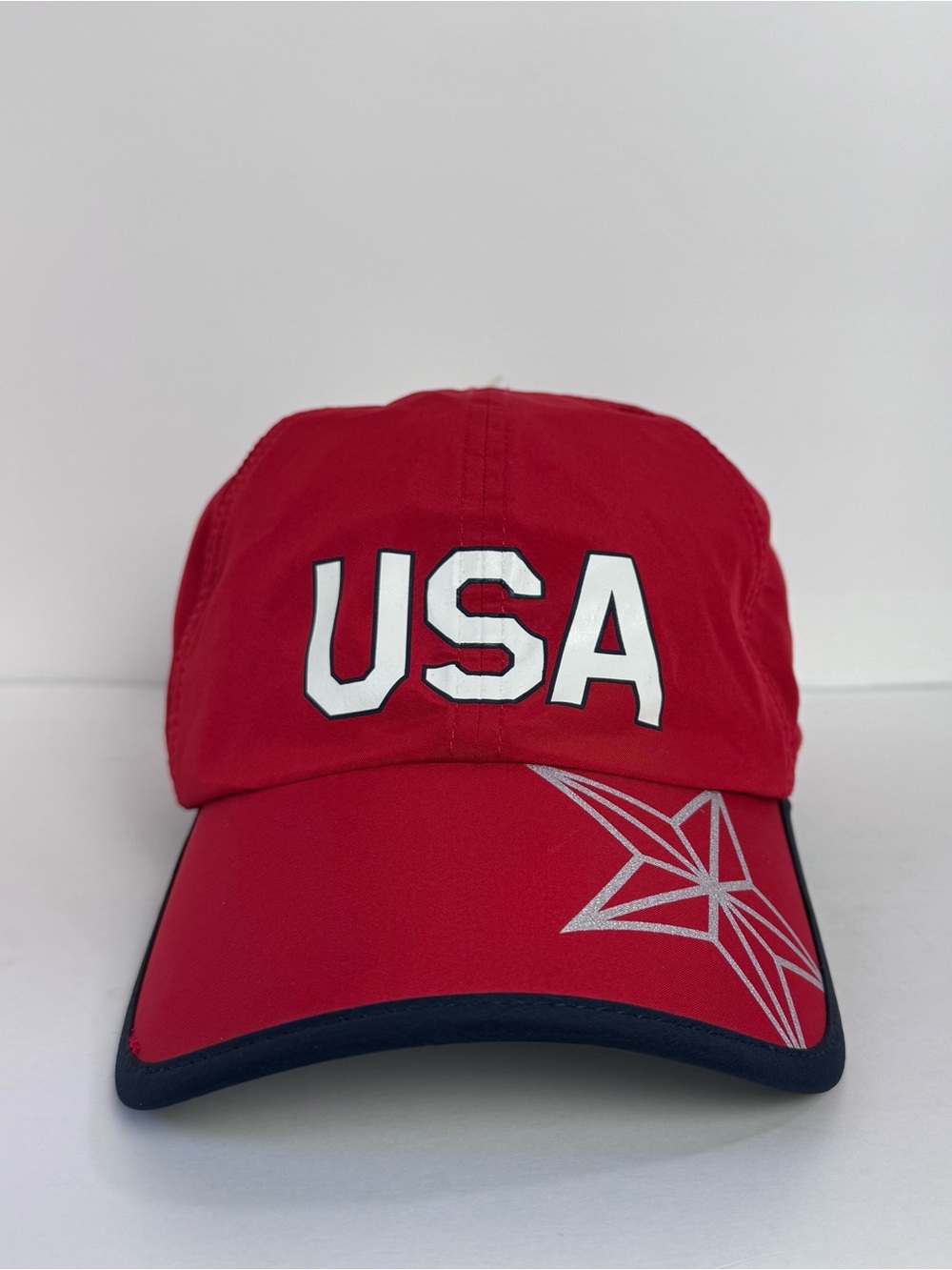Nike Swoosh USA Olympic Team Hat Featherlight Nike Dri-Fit Red London 2012 RARE